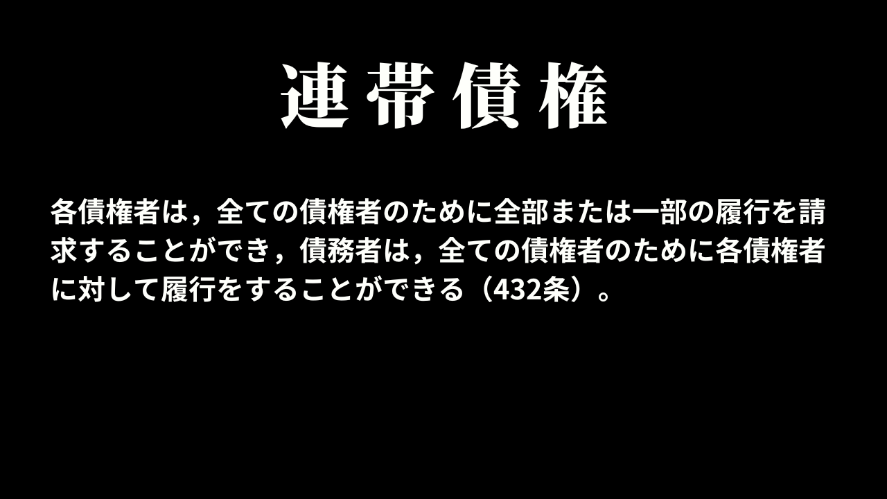 連帯債権