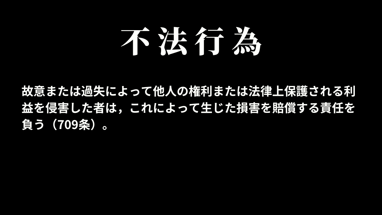 不法行為