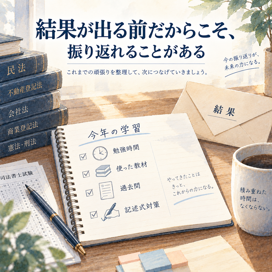 結果が出る前だからこそ、振り返れることがある