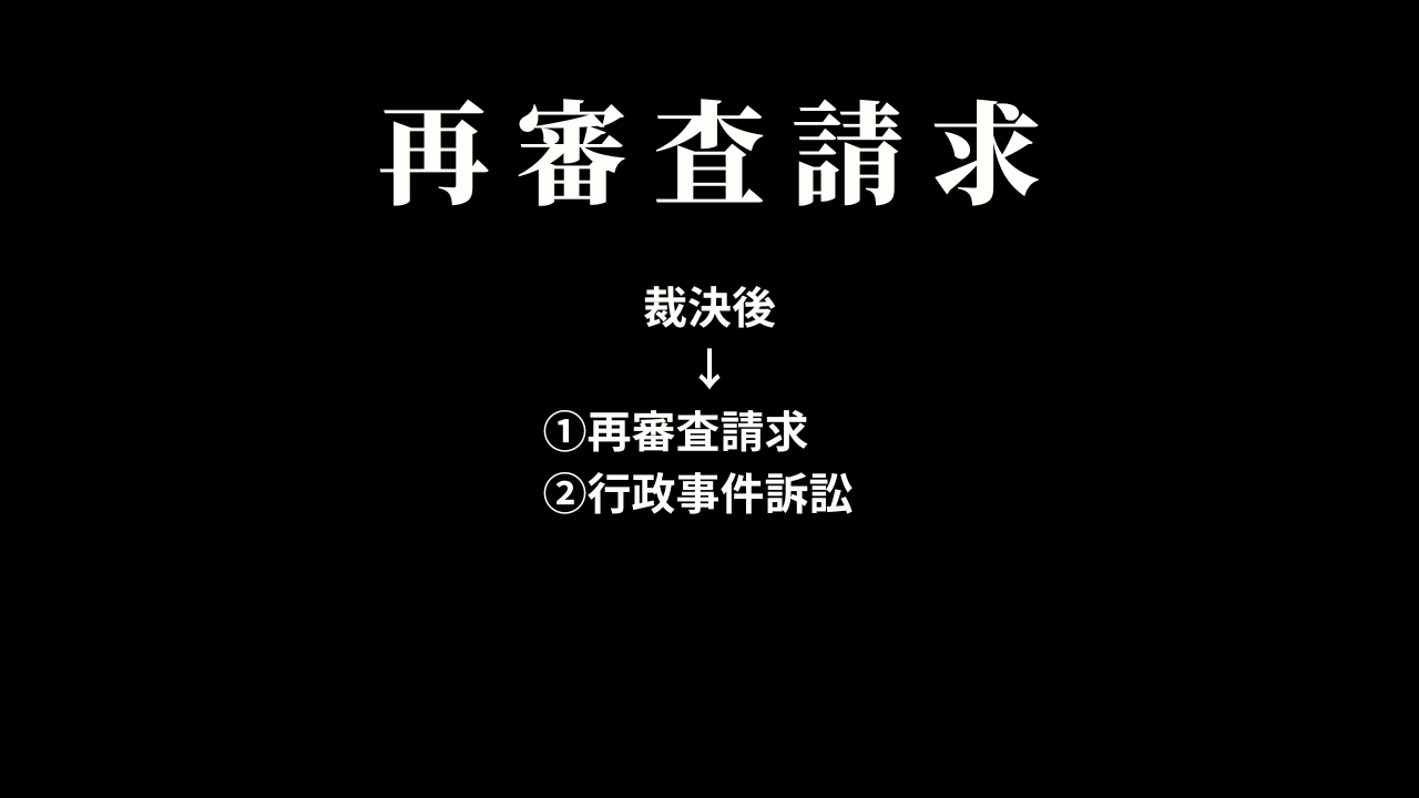 再審査請求